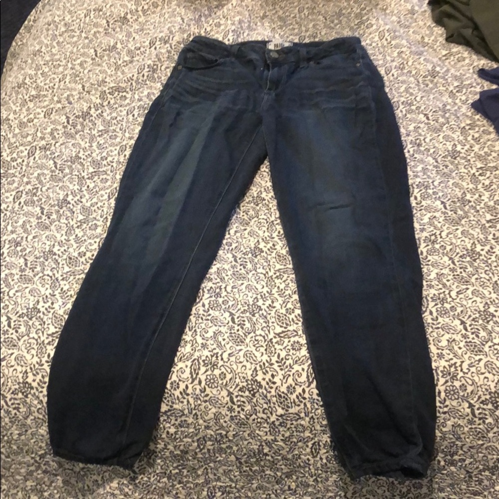 deep blue paige jeans